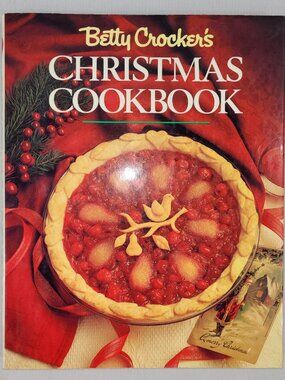Betty Crocker Christmas 1988 Cookbook Hardcover Recipes Cook Book